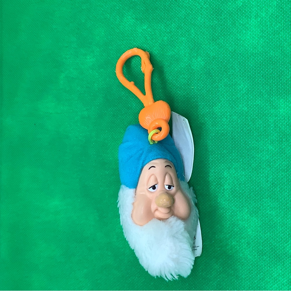 Sleepy Keychain-Backpack Clip From Snow White & The Seven Dwarfs Mcdonalds